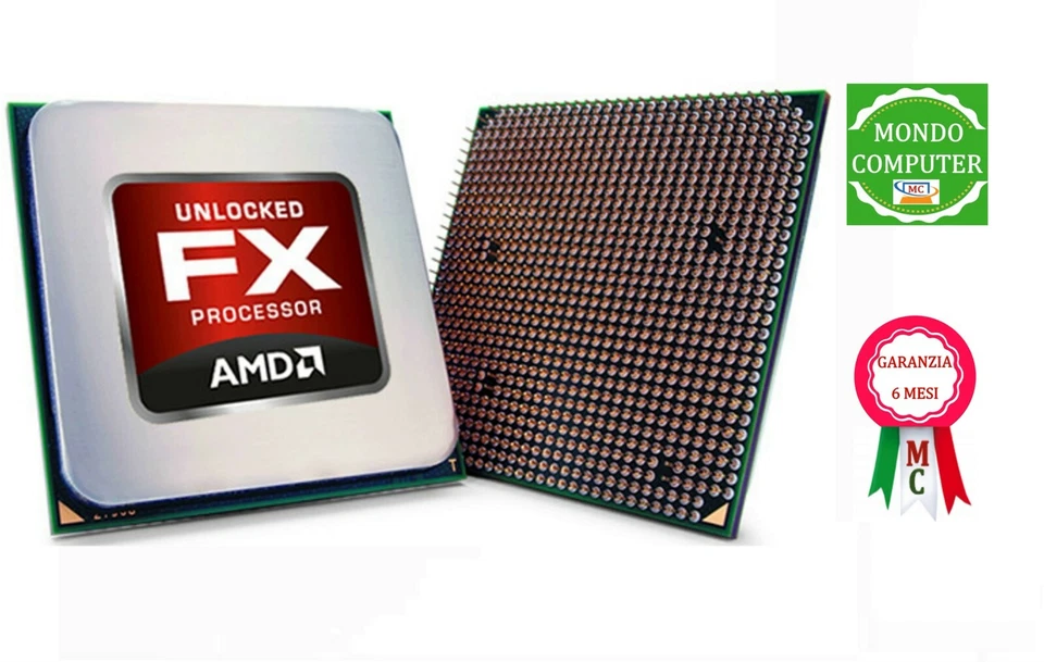 PROCESSORE AMD  SOCKET AM3   FX 6100  3,30GHZ   - Immagine 1 di 1