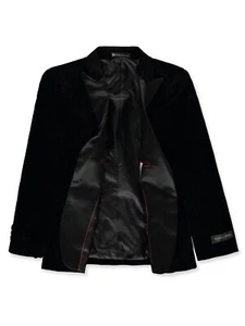 Kids World Boys' Velvet Blazer - Picture 1 of 15