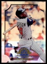 1998 DONRUSS COLLECTION PRIZED LEAF RETRO Rickey Henderson Anaheim Angels #34