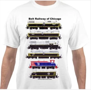 Camiseta Belt Railway of Chicago Locomotives Railroad de Andy Fletcher - Imagen 1 de 1