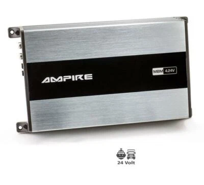 AMPIRE MBM4.24V-4G Amplificatore 4 canali versione 24 Volt per camion, autobu... - Immagine 1 di 4
