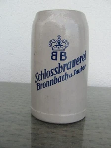 Steinkrug 1 Liter Schlossbrauerei Bronnbach an der Tauber - Bild 1 von 6
