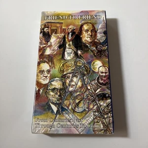 Friend To Friend : A Video About Freemasonry (VHS, 1996) Freemasons - New Sealed - Picture 1 of 5