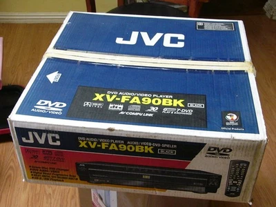 NEW JVC XV-FA90BK 7-Disc ProgressiveScan DVD/CD Changer W/ Remote Box Manual - Image 1 of 4
