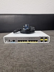 Cisco Catalyst 3560CG-8PC-S Switch Ethernet LAN VLAN IP Layer-3 IOS PoE - 100%OK - Afbeelding 1 van 2