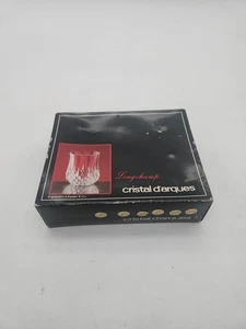 6 Longchamp 2 oz Schnapsgläser Cristal d' Arques Frankreich 24% Kristallbarren Schnaps - Bild 1 von 6