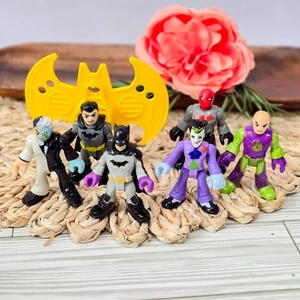 ⭐ Fisher-Price Imaginext DC Super Friends Figure Lot Batman Joker Two Face + - Picture 1 of 4