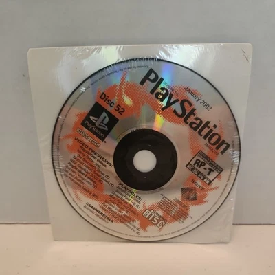 NEW SEALED - Official PlayStation Magazine Disc 52 PS1 Demo Disc January 2002 - Image 1 of 2