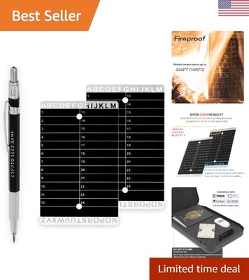 Fireproof & Waterproof Crypto Seed Bank - Two Cards & Precision Tools Included - Image 1 of 4
