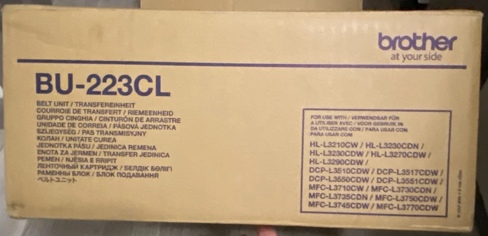 Brother Genuine BU-223CL Black Cyan Magenta Yellow Belt Unit BU223CL - Image 1 of 3