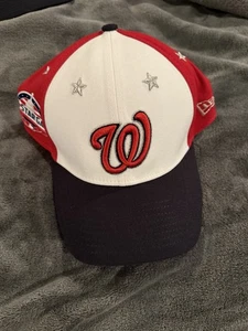 Washington Nationals All Star Game NWOT Hat Rare Felt Patch Size 7 3/8 Stars - Picture 1 of 1