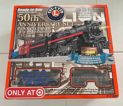 Lionel 7-11087 50th Anniversary PA Steam Freight O-Gauge Electric Train Set 2008 - Image 1 of 4