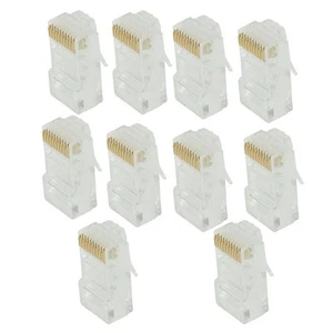 RJ50 10p10c modular connector (for Round Cable, Stranded) () - Afbeelding 1 van 4