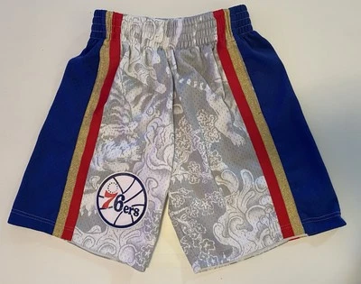 76ers Mitchell Ness Shorts Men's Small Hardwood Classics Year of The Tiger - Image 1 of 4