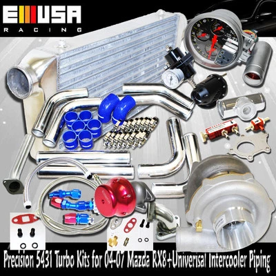 Kits turbo Precision 5431T3/T4 para Mazda RX-8 RX8 2004-2007 kit de tuberías universales Foto 1 de 4