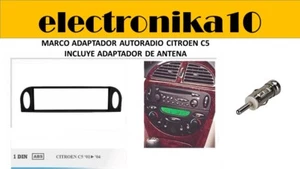 ENVIO URGENTE Marco Adaptador de Montaje Radio 1din Citroen C5 2001->+ISO antena - Imagen 1 de 1