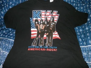 Kiss "Kick Em In The Teeth American Rock" T Shirt Size Big 5X - Picture 1 of 3