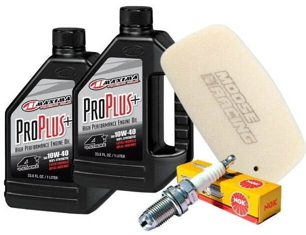 Service Change Kit CRF110F 2019-2023 Honda Oil (2) Quarts/Filter/Spark Plug - Image 1 of 1