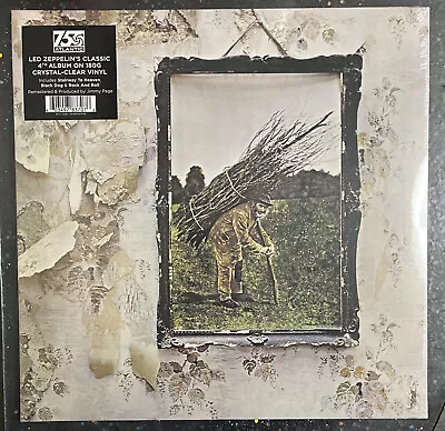LED ZEPPELIN IV 180G CRYSTAL-CLEAR VINYL NEW AND SEALED - Image 1 of 4