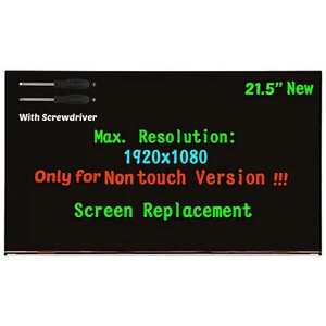 21.5" HP 22-D 22-DD0210 Replacement LCD Non-Touch Screen Display FHD 1920×1080 - Picture 1 of 5