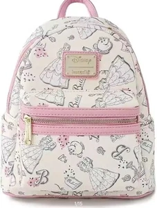 Mochila Campana Princesa La Bella y la Bestia de Cuero PU - Imagen 1 de 3