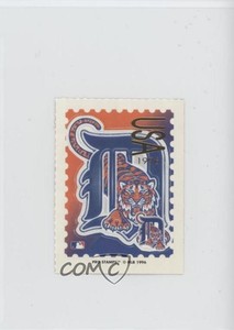 1996 Pro Stamps Stickers Cut Sheet Detroit Tigers