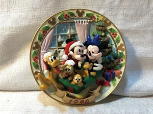 Walt Disney World Topolino Minnie Pluto 1996 BAS piastra di rilievo 195707 - Foto 1 di 2