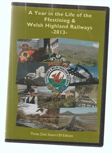 A Year In The Life Of The FFestiniog & Welsh Highland Railway 2013 (DVD) 3 DVDs - Picture 1 of 4