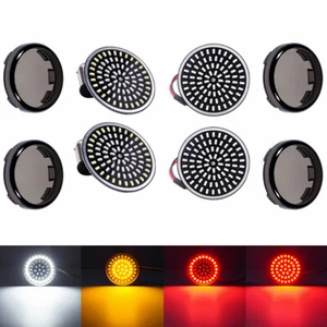 2inch 1157 LED Turn Signal Brake Light SMD Blinker Fit for Harley Dyna Sportster - Imagen 1 de 12