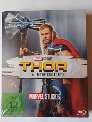 MARVEL STUDIOS THOR - 4-MOVIE COLLECTION - Chris Hemsworth - BLU-RAY - NEU; OVP - Bild 1 von 3