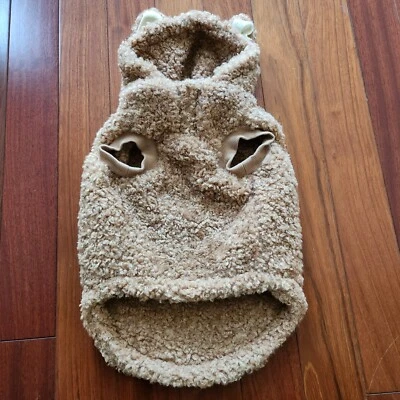 Top Paw Beige Bronceado Oso Sherpa Sudadera con Capucha Ropa para Perros Suave M, Excelente Estado Foto 1 de 4
