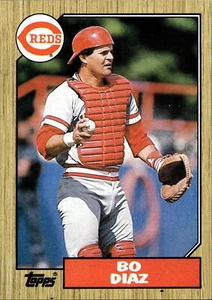 1987 Topps #41 Bo Diaz - Picture 1 of 2