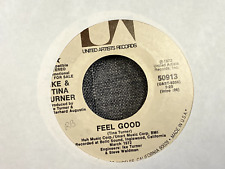 Ike & Tina Turner Feel Good / Outrageous 7" 45 United Artists 1972 DJ PROMO VG+