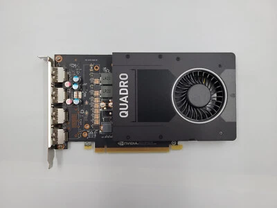 NVIDIA QUADRO P2000 PASCAL GPU 5GB GRAPHIC PROCESSING UNIT VIDEO CARD - Image 1 of 4
