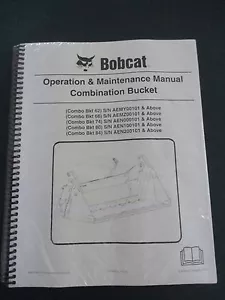 Bobcat Skid Steer Combination Bucket Operation & Maintenance Manual 6987340 2012 - Picture 1 of 2