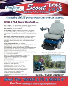 Pace Saver Scout Boss 6.75 Electric Wheel Chair - Picture 1 of 9