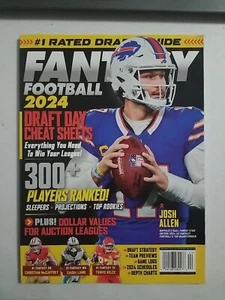 FANTASY FOOTBALL 2024 MAGAZIN / DRAFT DAY SPICKZETTEL / JOSH ALLEN 1304 - Bild 1 von 1