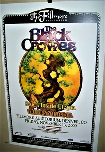 The BLACK CROWES in Concert Show Poster RP Denver Co FILLMORE Nov 13th 2009  - Picture 1 of 1