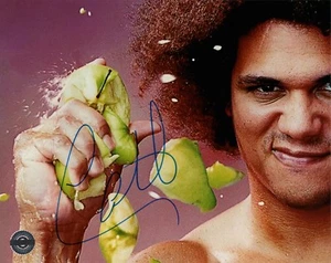 Carlito Colon 8x10 Signed WWE Wrestling Photo Wrestler Autograph COA Apple Raw - Picture 1 of 7