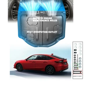 Protector contra salpicaduras de motor de acero plástico para Honda Civic 1,5 L 22-23 guardabarros - Imagen 1 de 16