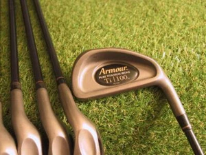 Tommy Armour T-100  Titanium Irons set 1,3-PW  Factory Graphite Reg  Ships $25 - Picture 1 of 13