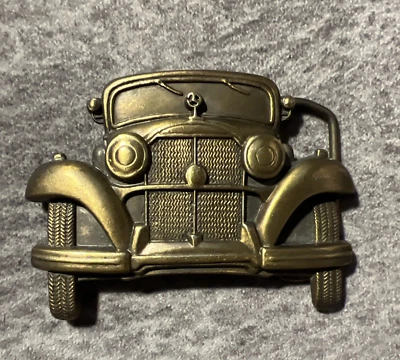 Vintage 1978 Mercedes Benz Car Automobile Baron Brass Vintage Belt Buckle - Image 1 of 3