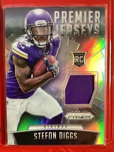 Stefon Diggs 2015 Prizm Premier Jerseys Silver Prizm #PPJ-SD Rookie (RC) - Picture 1 of 2