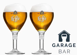 Juego de 2 vasos de cerveza de cristal Leffe Ritzenhoff 33 cl totalmente nuevos - Imagen 1 de 2