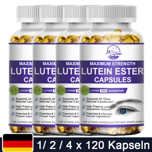120/240/480P Vitamine Lutein Kapseln Zeaxanthin, Heidelbeerextrakt Relief Strain - Bild 1 von 12