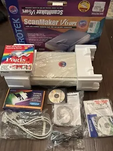Microtek ScanMaker V6UPL Flatbed Scanner In Box+ Pagis Pro 2.0 Scanning Software - Picture 1 of 13