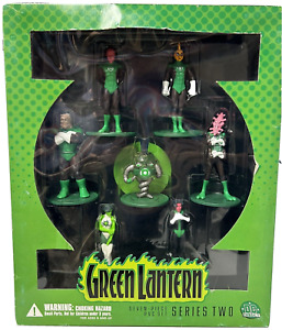 DC Direct 2001 7-Piece Green Lantern Series 2 Figure Set NIB - Box Shows Wear