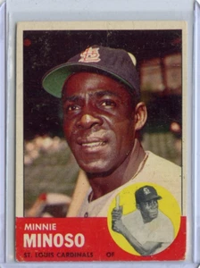 1963 Topps Minnie Minoso St. Louis Cardinals #190 🚀😳💥 G/G+ - Bild 1 von 2