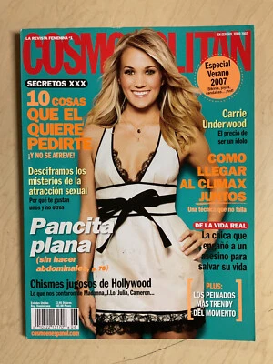 june 2007 Espanol Cosmopolitan magazine Carrie Underwood HOT cover Sexy Swimwear - Image 1 of 4