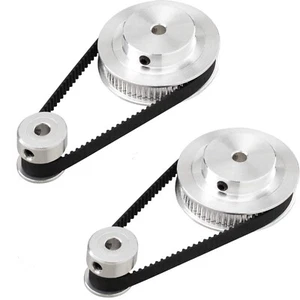 Zahnriemen Pulley GT2 60 zähne 20 zähne Reduktion 3:1/1:3 Kit 3D Drucker Zubehör - Afbeelding 1 van 11